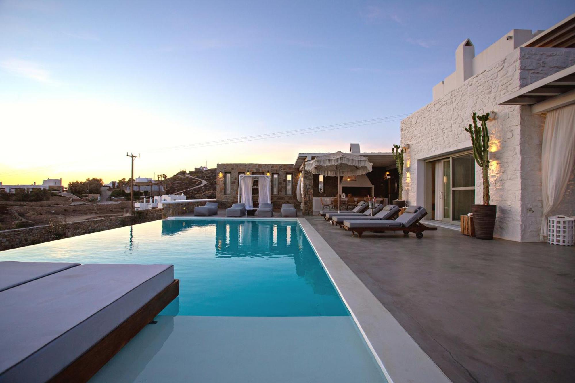 Villa Panamera Mykonos, Private Heaven, Supreme View! Fanari  Екстер'єр фото