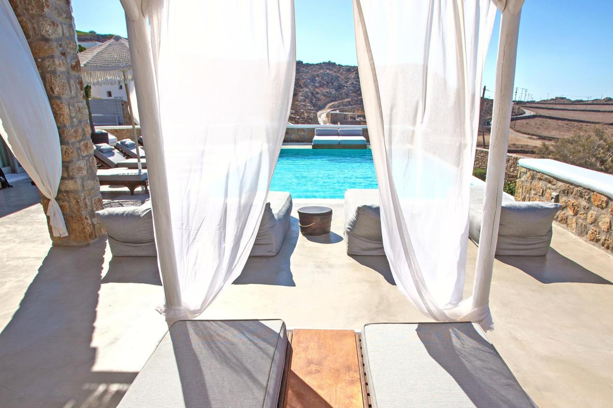 Villa Panamera Mykonos, Private Heaven, Supreme View! Fanari  Екстер'єр фото