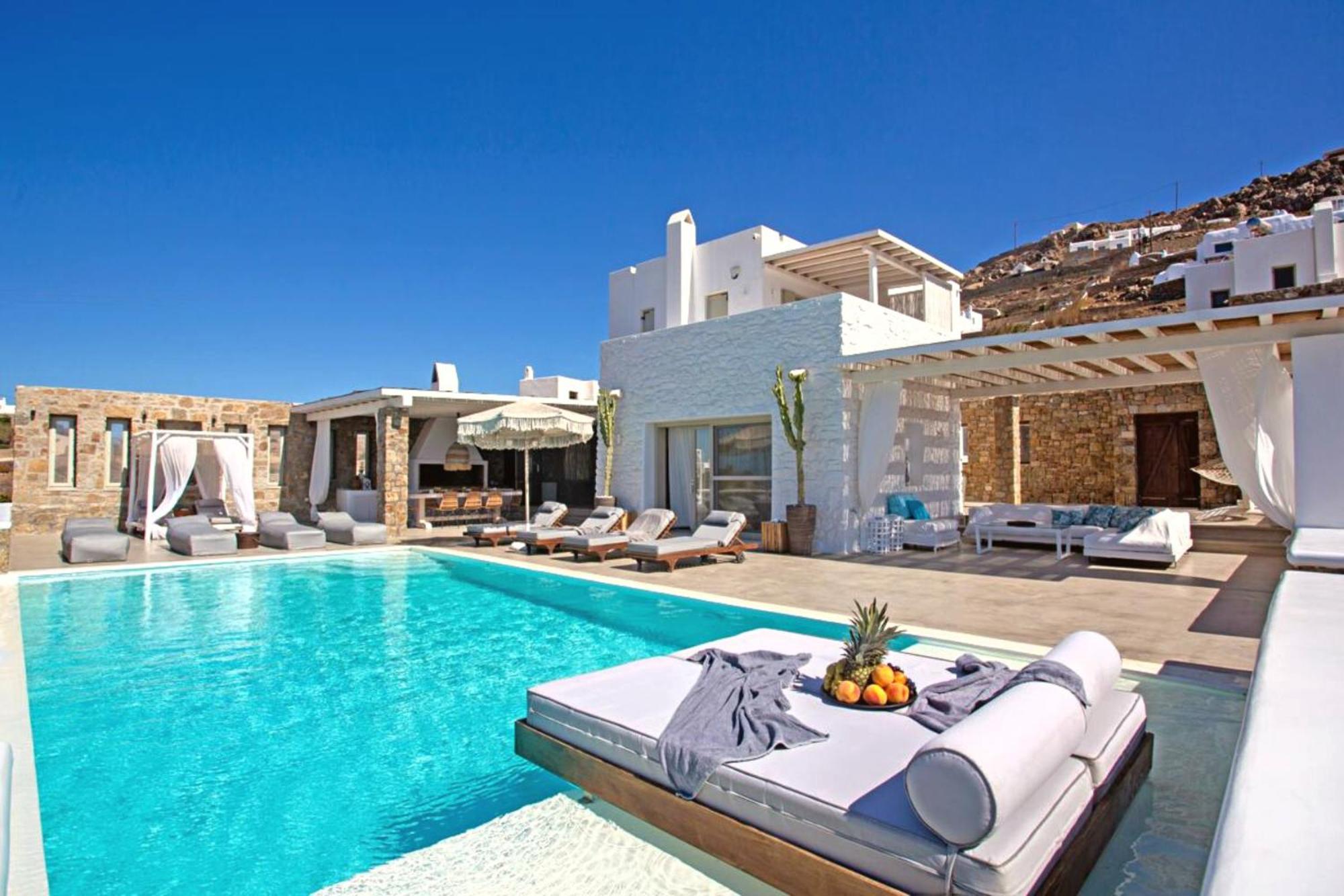 Villa Panamera Mykonos, Private Heaven, Supreme View! Fanari  Екстер'єр фото