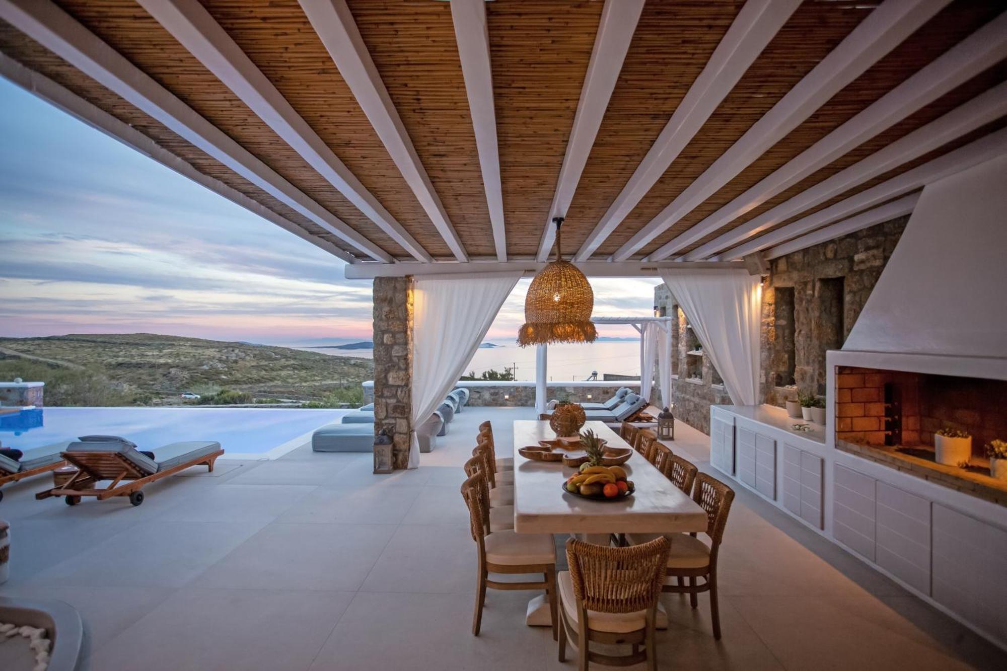 Villa Panamera Mykonos, Private Heaven, Supreme View! Fanari  Екстер'єр фото