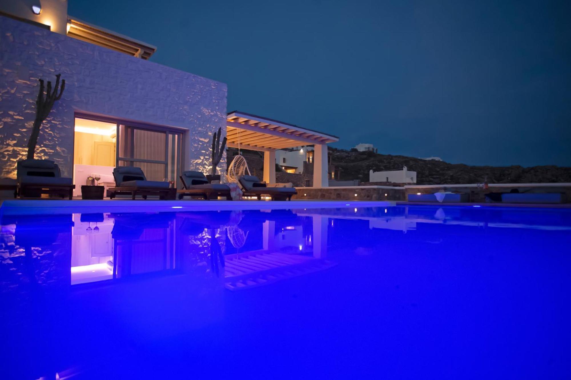 Villa Panamera Mykonos, Private Heaven, Supreme View! Fanari  Екстер'єр фото