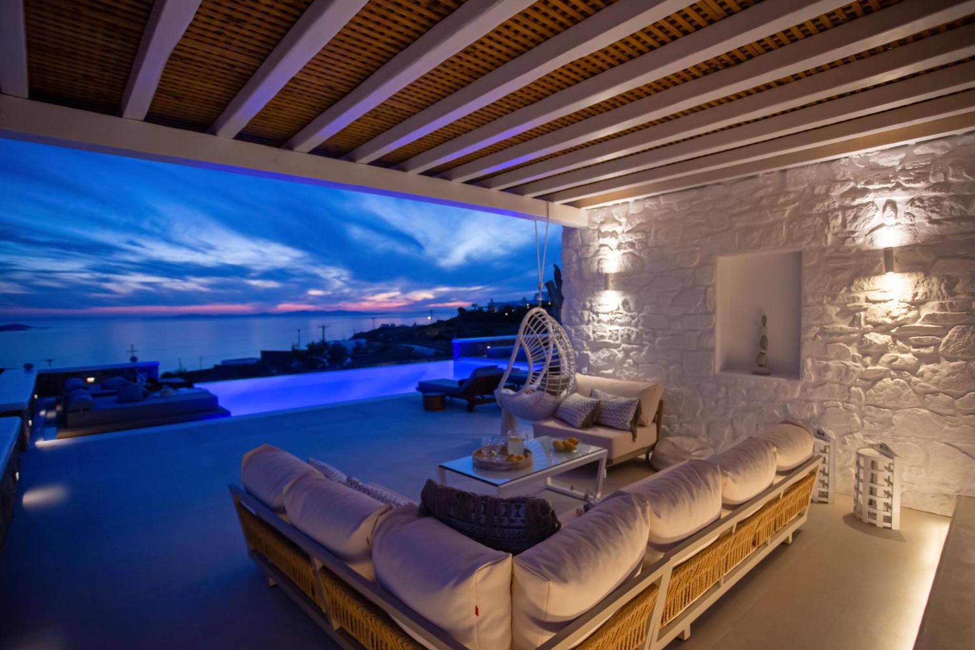 Villa Panamera Mykonos, Private Heaven, Supreme View! Fanari  Екстер'єр фото