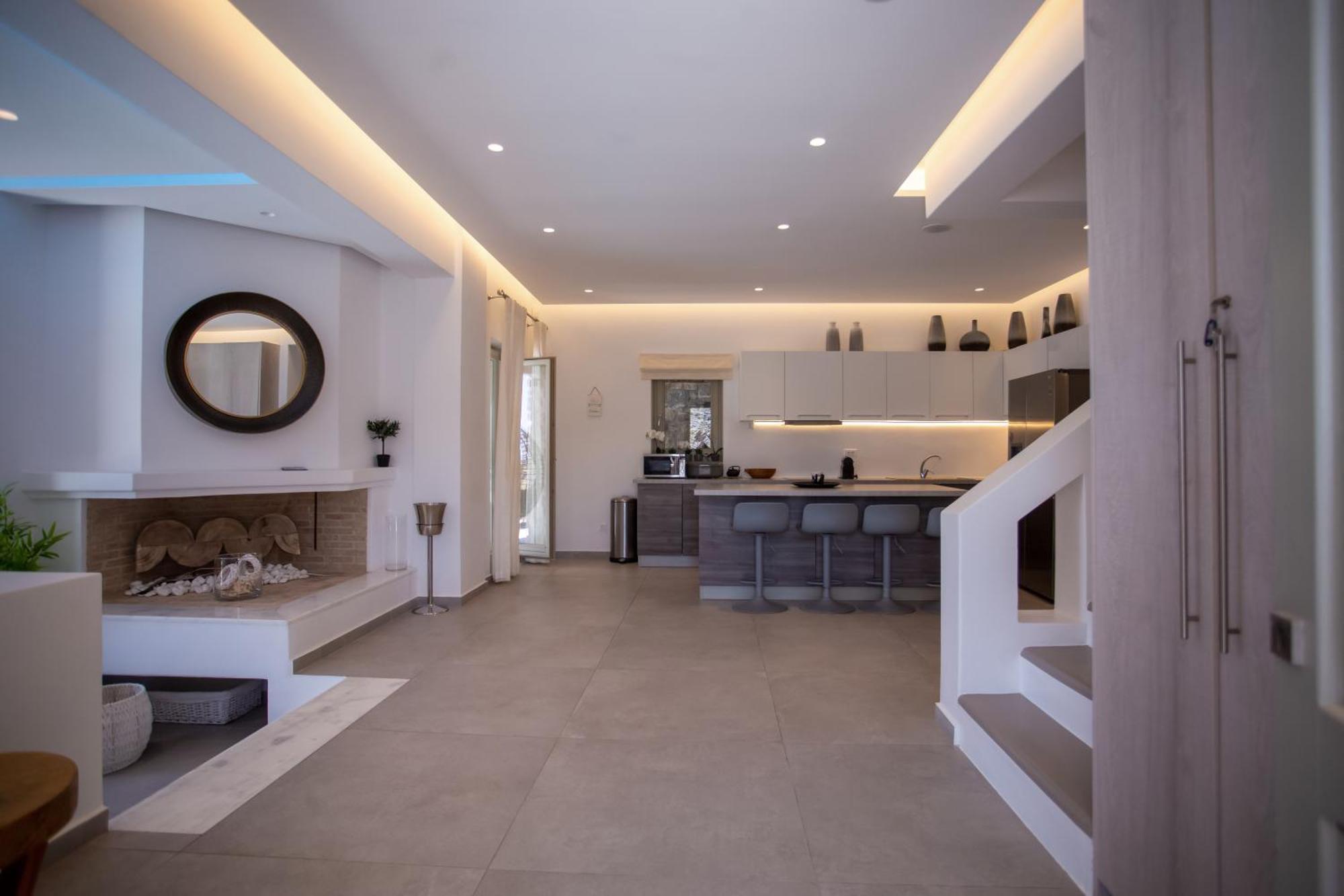 Villa Panamera Mykonos, Private Heaven, Supreme View! Fanari  Екстер'єр фото